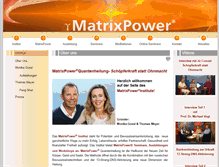 Tablet Screenshot of matrix-power.de